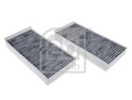 FEBI BILSTEIN Filtersatz Innenraumluft 45865 Aktivkohlefilter für MINI BMW X1 X2