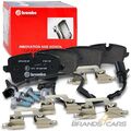 BREMBO BREMSBELÄGE BREMSKLÖTZE MIT WARNKONTAKT SATZ HINTEN FÜR AUDI A6 C7 A7 4G