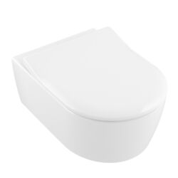 Avento Combi-Pack Tiefspül-WC spülrandlos mit WC-Sitz Softclosing (Slim-Seat)