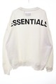FOG ESSENTIALS Back Logo Sweatshirt Size L Sweatshirt Crew Neck White [Brand