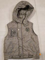 STEIFF tolle dicke Steppweste taupe-oliv Gr. 116 TOP ST1221