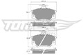 TOMEX Brakes Bremsbelagsatz, Scheibenbremse TX 10-73 für ALFA ROMEO
