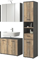 Badmöbelset 3-teilig mit Spiegel