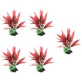  5 Pieces Künstliche Blumen Für Dekorationszwecke Aquarienlandschaft Aquarium