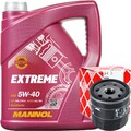 FEBI ÖLFILTER + 5 L 5W-40 MANNOL MOTORÖL passend für MB A B-KLASSE RENAULT DACIA