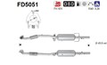 AS Ruß-/Partikelfilter, Abgasanlage für Fahrzeuge mit OBD FD5051