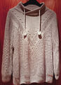 !--Creation L -  Damen Strickpullover - Gr 50 -   grau gemustert - neuwertig--!
