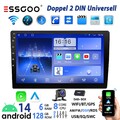 DAB+ Android 14 6+128G Carplay Autoradio GPS Navi SWC Bluetooth 4G Doppel 2 DIN
