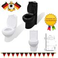 Stand Keramik WC Toilette Ecke Badezimmer Bodenstehend Design Toilettensitz NEU