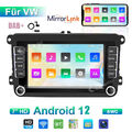 DAB+ 7" Android 12 Autoradio GPS Navi WIFI BT Für VW GOLF 5 6 POLO TOURAN TIGUAN
