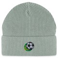 Fußball Stickerei Bio Fisherman Beanie Mütze