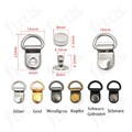 Edelstahl D-Ringe Mit Befestigungsclip Zurrösen Zurrring Zurrbügel 9mmx14mm