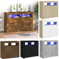 Sideboard Kommode Highboard mit LED Leuchte Schrank Anrichte Beistellschrank neu