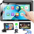 7" Wireless Apple CarPlay Android Auto Tragbar Autoradio Touchscreen Bluetooth