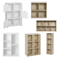 EUGAD Bücherregal Bücherschrank Standregal Würfelregal Aufbewahrungregal Holz