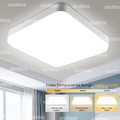 36W LED Deckenleuchte Ultraflach Panel Quadratisch Deckenlampe Wohnzimmer DE