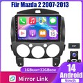 DAB+1+32GB Für Mazda 2 2007-2014 CW Android 14.0 Autoradio GPS NAVI WIFI BT RDS
