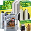 MANN INSPEKTIONSPAKET+LIQUI 5W-30 ÖL passend für MERCEDES X164 W251 280-350 CDI