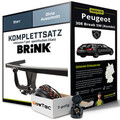 Anhängerkupplung BRINK starr für PEUGEOT 308 Break SW (Kombi) +E-Satz kpl.