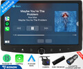 DAB+10 Zoll 2 DIN Android 13 6+64GB Autoradio GPS Navi WiFi drehbarer Bildschirm