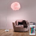 Stehleuchte Lampe Bogenlampe Wohnzimmerlampe verstellbar Farbwechsler RGB LED