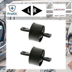 2x ORIGINAL® Moog Lagerung, Lenker Hinten, Links, Rechts passend für Citroën