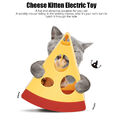 Käse Katzenspielzeug USB Aufladen Smart Auto Katzenspielzeug für Haustiere Katzen Kätzchen
