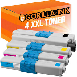 4 Toner für Oki C301 DN C321 C321 DN MC332 DN MC342 XXL