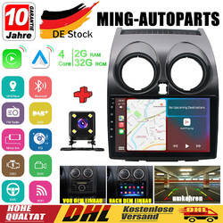 Android Autoradio BT GPS Navi WiFi DAB+ 2+32G Für Nissan Qashqai 1 J10 2007-2016