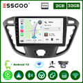Autoradio KAM MIK Carplay Android 12 BT GPS Navi FM RDS Für Ford Transit Custom