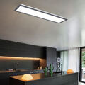 LED Decken Leuchte graphit Wohn Ess Zimmer Beleuchtung Aufbau Panel Lampe SLIM
