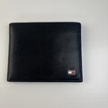 Tommy Hilfiger Portemonnaie Geldbörse schwarz Leder