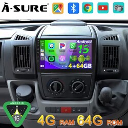 9" 4+64G Android 15 Autoradio Carplay Navi DSP RDS Für Fiat Ducato Peugeot Boxer