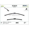 1x Valeo Scheibenwischer Set vorne u.a. für BMW Land Rover | 577814