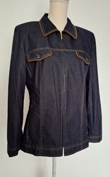 Jeans Jacke Gr.40 Neuwertig Übergangsjacke Langärmel mit  Taschen  Schwarz 