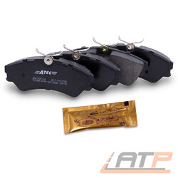 SATZ BREMSBELÄGE BREMSKLÖTZE VORNE FÜR VW TRANSPORTER T4 BUS### NUR FÜR PR-NUMMER 1LA PASSEND ###