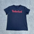 TIMBERLAND Herren T-Shirt Kurzarm Large Slim Fit Logo Outdoor Classic 6313 Blau