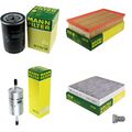 MANN-FILTER Inspektionspaket Filterset passend für Jaguar XF 3.0 J05 CC9