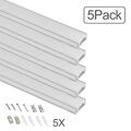 LED Aluprofil 5x 1m Aluminium Profil Alu Leiste Schiene Leuchte für LED Stripes