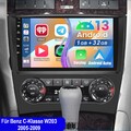 Für Mercedes-Benz C Klasse W203 W209 1+32GB 9" NAVI Autoradio CarPlay Android 13