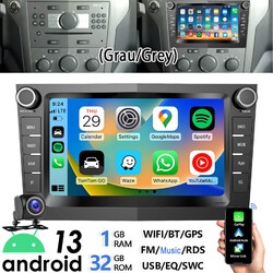 Android 13 Carplay Autoradio GPS NAVI 32G +KAM Für Opel Astra H Corsa C/D Zafira