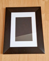 Dekoration Tisch Stand oder Wand Foto Bilderrahmen 18x23cm Bild 12x17cm schwarz