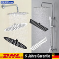 Duschkopf Edelstahl Kopfbrause Regendusche Regenbrause Brausekopf 8/10/12 Zoll