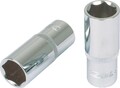 KS TOOLS 3/8" CHROMEplus Sechskant-Stecknuss, lang, 3/4"