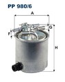 Kraftstofffilter Kraftstoff Filter für Renault Dacia Logan I Filtron Pp980/6