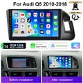 DAB+ Für Audi Q5 2010-2017 8-Core 4G+ Android 14 Auto Radio Carplay GPS Navi Kam