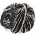Wolle Kreativ! Lana Grossa - Lala Berlin Smoothy Fb. 10 grau schwarz 50 g