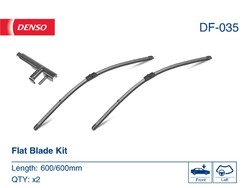 DENSO Wischblatt Scheibenwischer DF-035 für 7EB MULTIVAN VW 7EJ TRANSPORTER T5