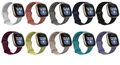 Hochwertiges Kunststoff Silikon Uhr Armband für Fitbit Versa 4 / Versa 3 / Sense
