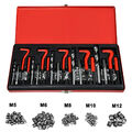 GEWINDE REPARATUR SET SATZ 131-teilig M5 M6 M8 M10 M12 GEWINDEREPARATUR WERKZEUG